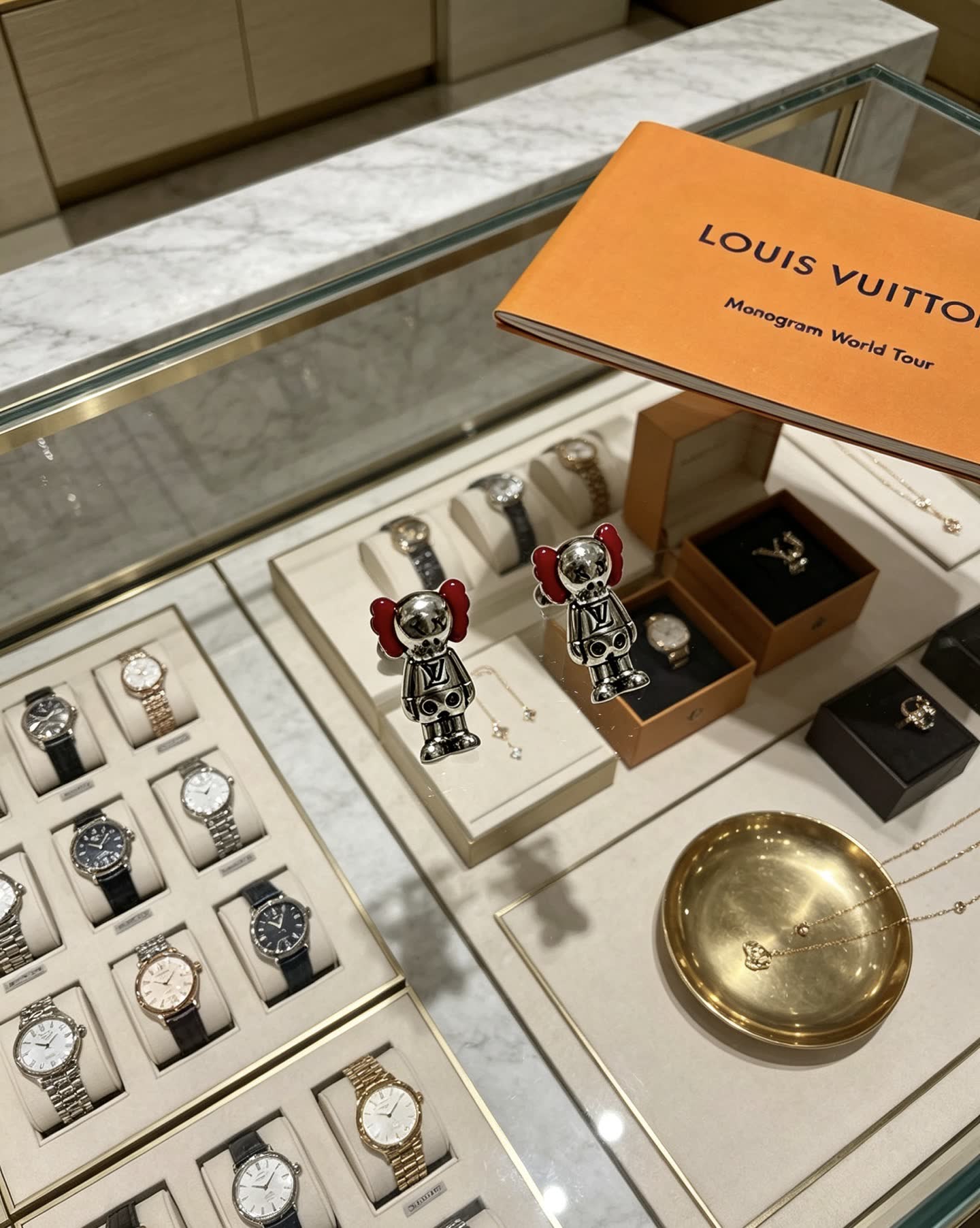 Louis Vuitton Monogram World Tour Earrings